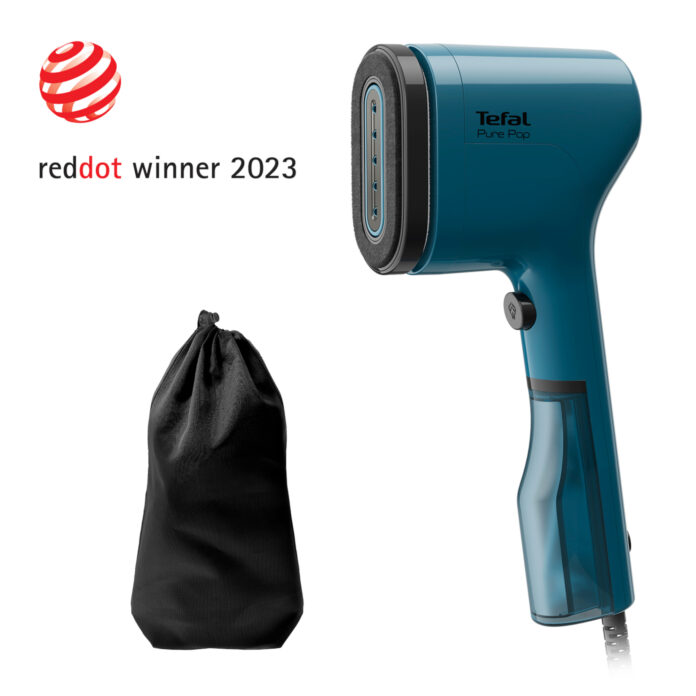 Aparat de calcat vertical cu abur Tefal Pure Pop Garment DT2026E1, 1300 W, recipient apa 70 ml, autonomie 4 minute, Galben Aparat de calcat vertical cu abur Tefal Pure Pop Garment DT2026E1, 1300 W, recipient apa 70 ml, autonomie 4 minute, Galben