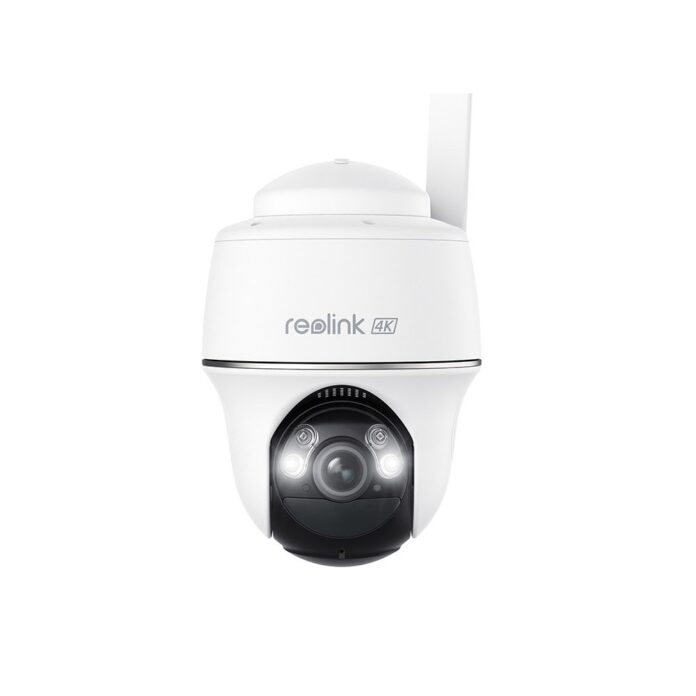 Camera supraveghere wireless WiFi rotativa Speed Dome Reolink Argus PT Ultra B440, 4K, IR/lumina alba 10 m, microfon, dual band, acumulator 6000 mAh, PIR, slot card Camera supraveghere wireless WiFi rotativa Speed Dome Reolink Argus PT Ultra B440, 4K, IR/lumina alba 10 m, microfon, dual band, acumulator 6000 mAh, PIR, slot card
