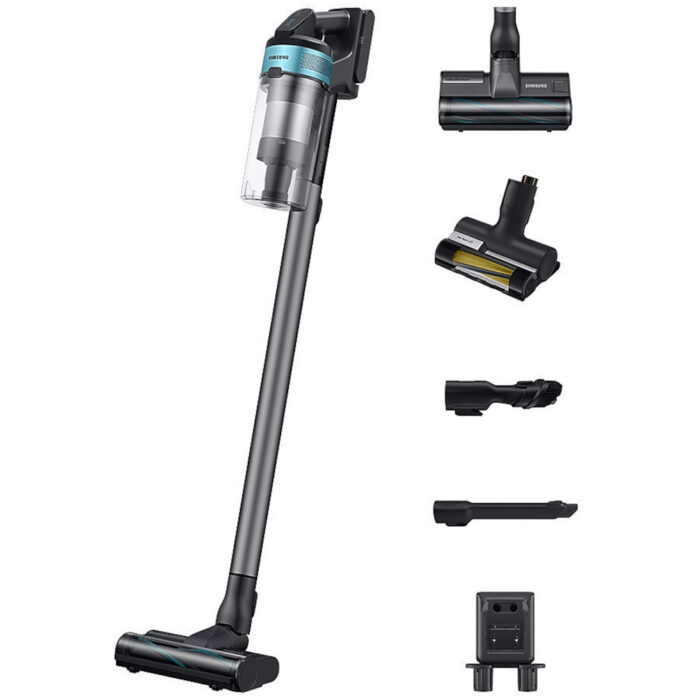 Aspirator vertical Samsung Jet 75E Pet VS20B75AGR1, 550 W, Afisaj LED, 0.8 l, Autonomie 60 minute (Negru/Verde) Aspirator vertical Samsung Jet 75E Pet VS20B75AGR1, 550 W, Afisaj LED, 0.8 l, Autonomie 60 minute (Negru/Verde)