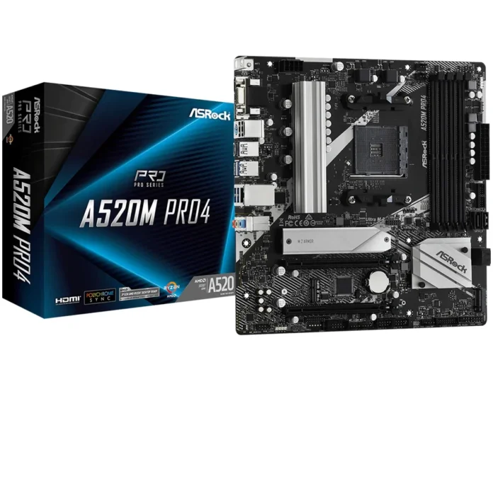 Placa de baza ASRock A520M-ITX/AC, AMD A520, AM4, mITX Placa de baza ASRock A520M-ITX/AC, AMD A520, AM4, mITX