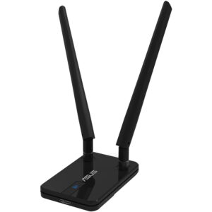 Adaptor Wireless ASUS USB-AC58, AC1300, WiFI 5, Dual-band, USB 3.0, 2 Antene externe (Negru) Adaptor Wireless ASUS USB-AC58, AC1300, WiFI 5, Dual-band, USB 3.0, 2 Antene externe (Negru)