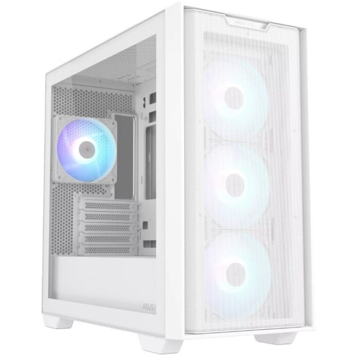 Carcasa ASUS A21 PLUS TG ARGB, Tempered Glass, Mini Tower (Alb) Carcasa ASUS A21 PLUS TG ARGB, Tempered Glass, Mini Tower (Alb)