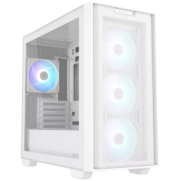 Carcasa ASUS A21 PLUS TG ARGB, Tempered Glass, Mini Tower (Alb) Carcasa ASUS A21 PLUS TG ARGB, Tempered Glass, Mini Tower (Alb)