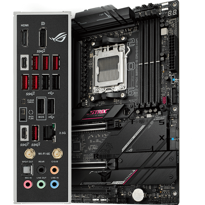 Placa de baza Asus ROG STRIX B650E-I GAMING WIFI, AMD B650, Socket AM5, mini ITX Placa de baza Asus ROG STRIX B650E-I GAMING WIFI, AMD B650, Socket AM5, mini ITX