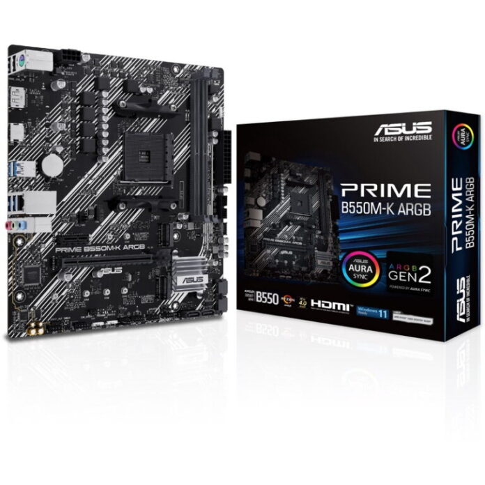 Placa de baza ASUS PRIME B550M-A/CSM, AMD B550, AM4, mATX Placa de baza ASUS PRIME B550M-A/CSM, AMD B550, AM4, mATX