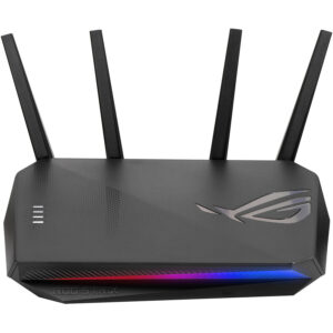 Router Gaming Wireless ASUS GS-AX5400, AX5400, WiFi 6, MU-MIMO, Mobile Game Mode, compatibil PS5, Instant Guard, Gear Accelerator (Negru) Router Gaming Wireless ASUS GS-AX5400, AX5400, WiFi 6, MU-MIMO, Mobile Game Mode, compatibil PS5, Instant Guard, Gear Accelerator (Negru)