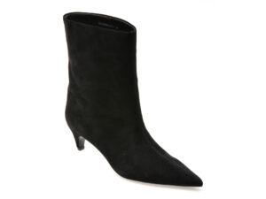 Botine elegante EPICA PREMIUM negre, 81R, din piele intoarsa Botine elegante EPICA PREMIUM negre, 81R, din piele intoarsa