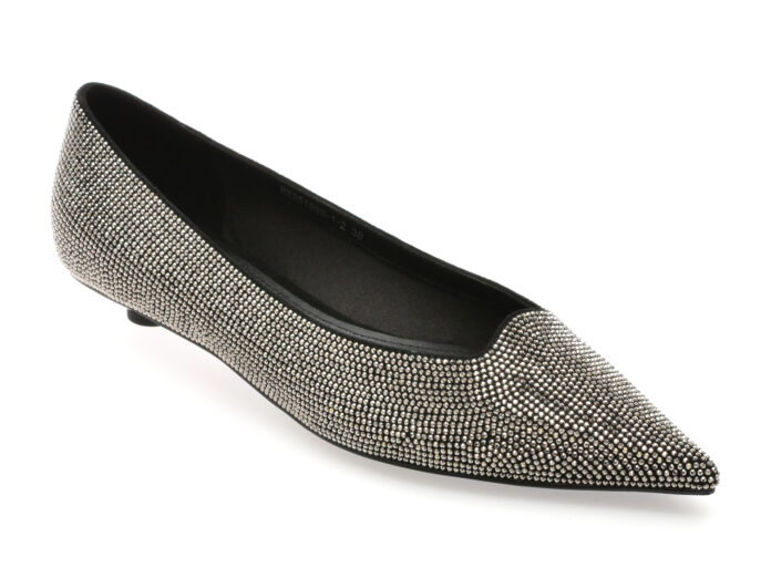 Balerini EPICA PREMIUM argintii, 25189S, din piele naturala Balerini EPICA PREMIUM argintii, 25189S, din piele naturala