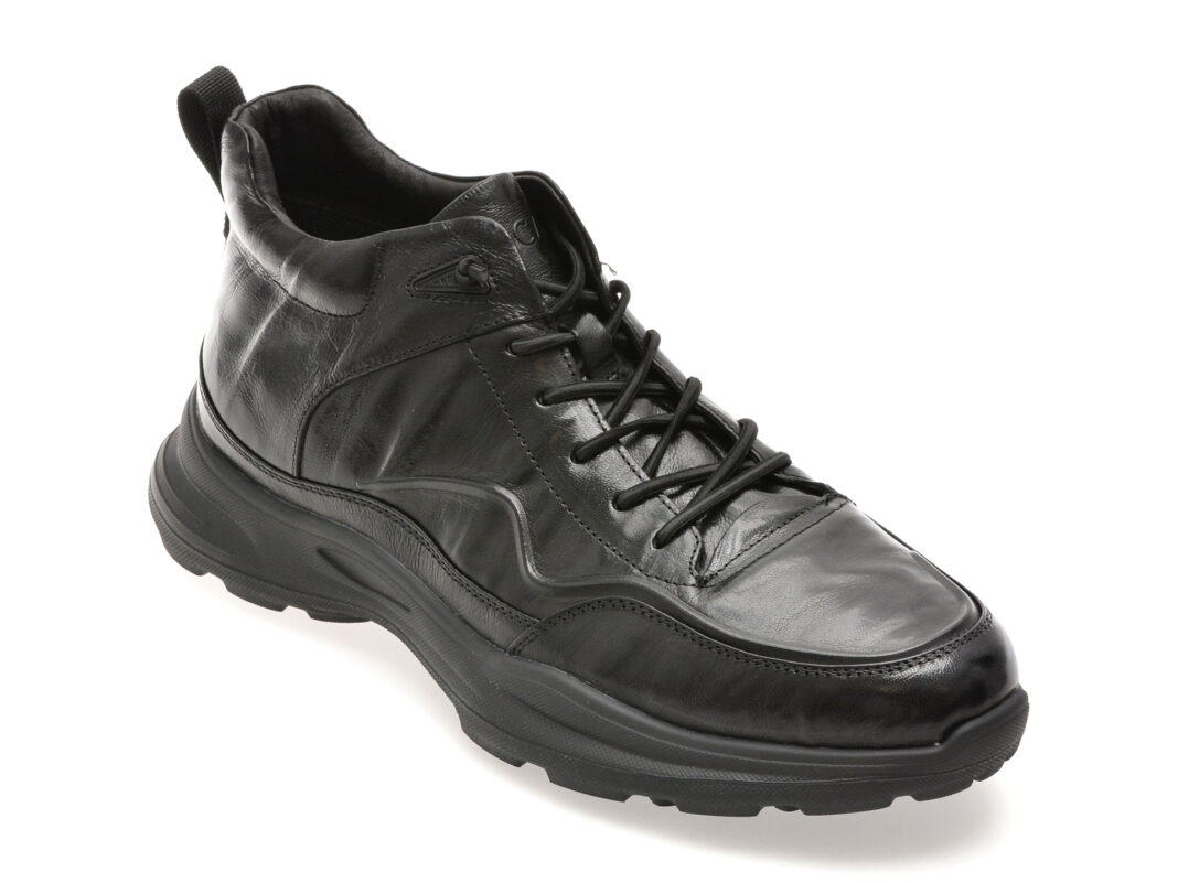 Pantofi sport EPICA negri, 58215, din piele naturala Pantofi sport EPICA negri, 58215, din piele naturala