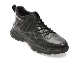 Pantofi sport EPICA negri, 58215, din piele naturala Pantofi sport EPICA negri, 58215, din piele naturala