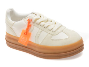 Pantofi sport ALDO albi, ELABRINTAR 100, din piele ecologica Pantofi sport ALDO albi, ELABRINTAR 100, din piele ecologica