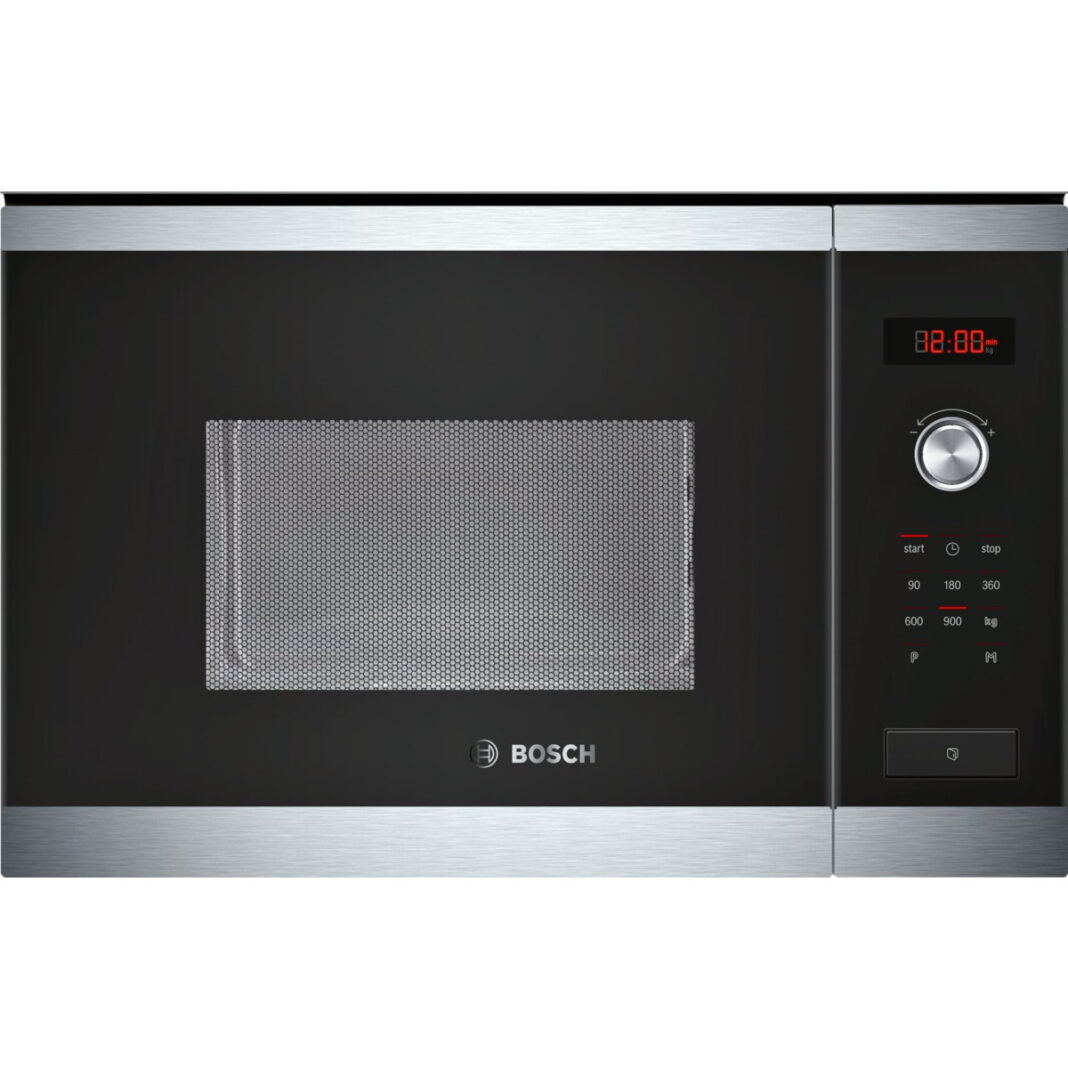 Cuptor cu microunde incorporabil Bosch BFL553MS0, 900 W, 25 L (Negru/Argintiu) Cuptor cu microunde incorporabil Bosch BFL553MS0, 900 W, 25 L (Negru/Argintiu)