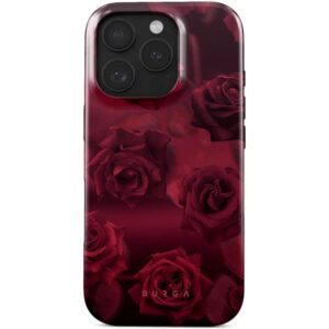 Husa Dual Layer Femme Fatale Burga pentru iPhone 16 Pro Max, Rosu Husa Dual Layer Femme Fatale Burga pentru iPhone 16 Pro Max, Rosu
