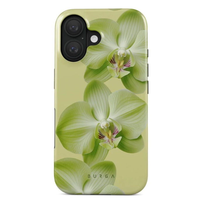 Husa Dual Layer Purity Burga pentru iPhone 16, Verde Husa Dual Layer Purity Burga pentru iPhone 16, Verde