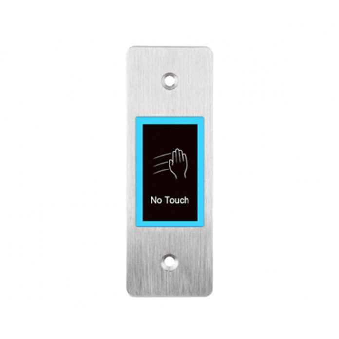 Buton cerere iesire cu LED de stare bicolor EBUTTON 1-X, NO/COM/NC, temporizare, fara contact, ingropat Buton cerere iesire cu LED de stare bicolor EBUTTON 1-X, NO/COM/NC, temporizare, fara contact, ingropat