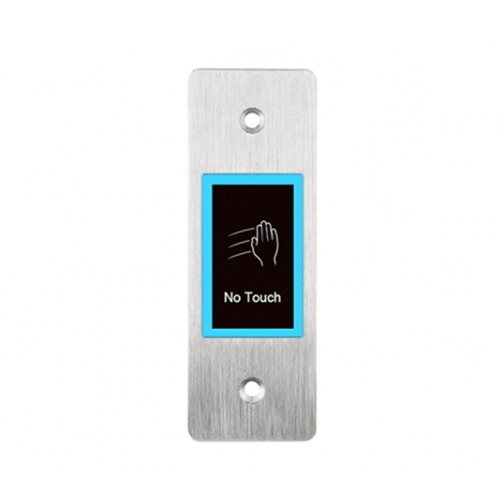 Buton cerere iesire cu LED de stare bicolor EBUTTON 1-X, NO/COM/NC, temporizare, fara contact, ingropat Buton cerere iesire cu LED de stare bicolor EBUTTON 1-X, NO/COM/NC, temporizare, fara contact, ingropat