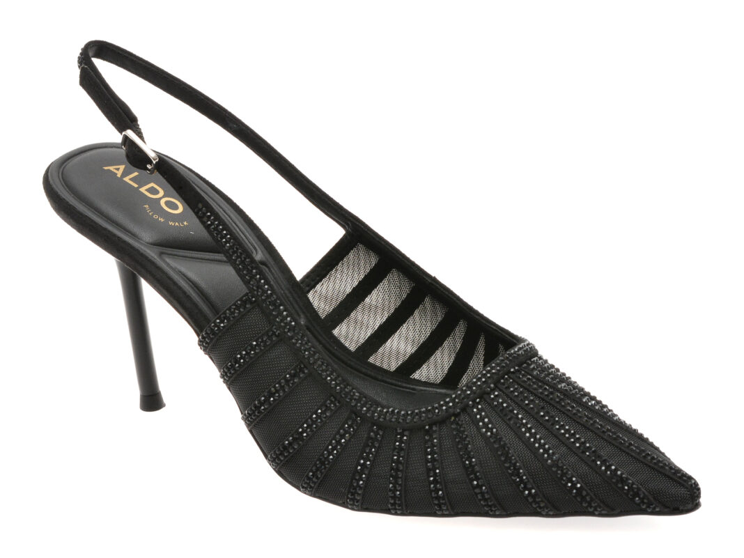 Pantofi eleganti ALDO negri, ELUSE 001, din material textil Pantofi eleganti ALDO negri, ELUSE 001, din material textil