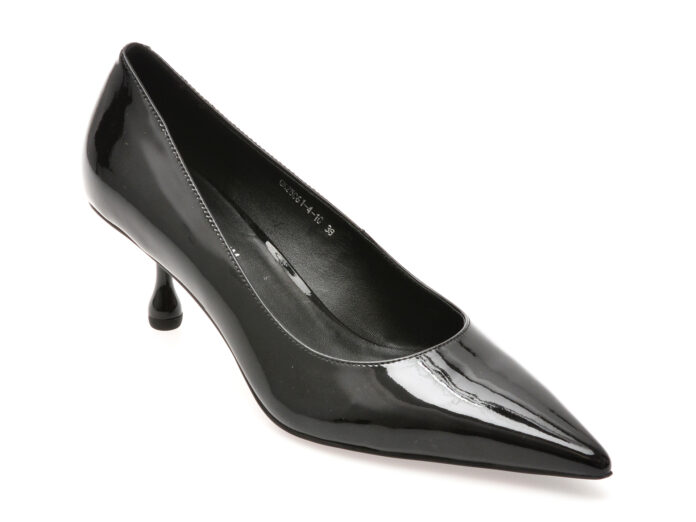 Pantofi eleganti EPICA PREMIUM negri, 25061, din piele naturala lacuita Pantofi eleganti EPICA PREMIUM negri, 25061, din piele naturala lacuita