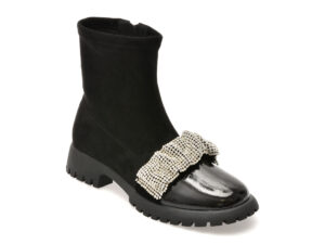 Ghete EPICA negre, 5B288T, din material textil Ghete EPICA negre, 5B288T, din material textil