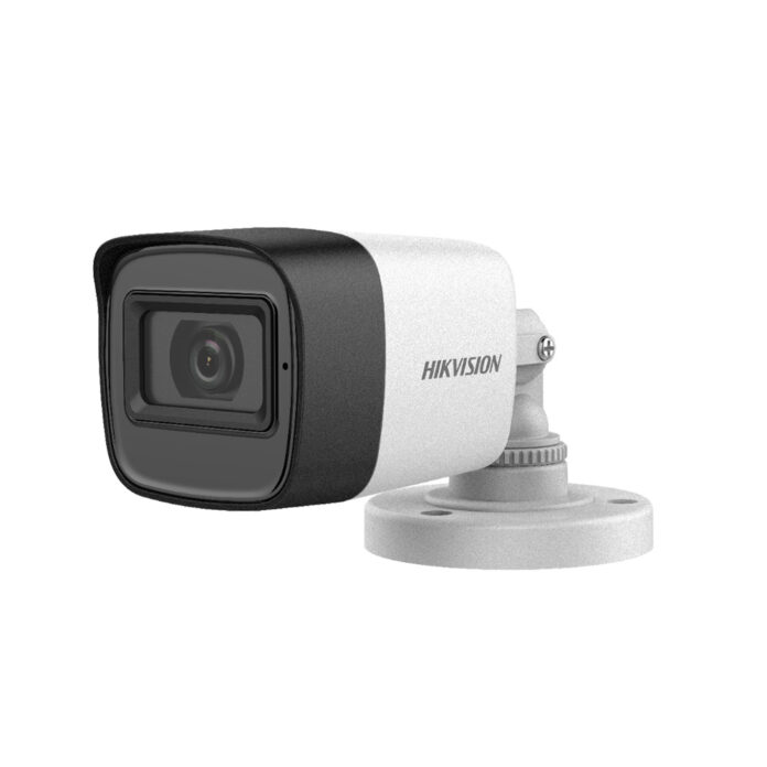 Kit Camera supraveghere exterior Hikvision DS-2CE16D0T-ITFS, 2 MP, IR 30 m, 2.8 mm, microfon + alimentator Kit Camera supraveghere exterior Hikvision DS-2CE16D0T-ITFS, 2 MP, IR 30 m, 2.8 mm, microfon + alimentator