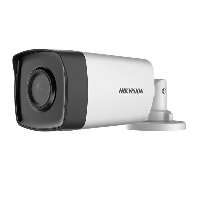 Kit Camera supraveghere exterior Hikvision TurboHD 4.0 DS-2CE17H0T-IT5F, 5 MP, IR 80 m, 3.6 mm + alimentator Kit Camera supraveghere exterior Hikvision TurboHD 4.0 DS-2CE17H0T-IT5F, 5 MP, IR 80 m, 3.6 mm + alimentator