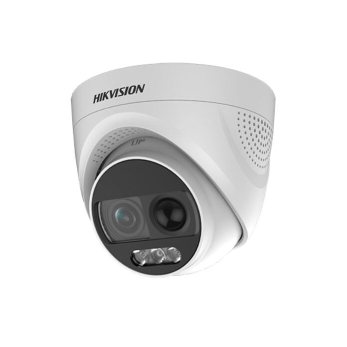 Camera supraveghere Dome cu alarma vizuala Hikvision Turbo HD ColorVu DS-2CE72DFT-PIRXOF, 2 MP, PIR, lumina alba 20 m, 2.8 mm, stroboscop Camera supraveghere Dome cu alarma vizuala Hikvision Turbo HD ColorVu DS-2CE72DFT-PIRXOF, 2 MP, PIR, lumina alba 20 m, 2.8 mm, stroboscop