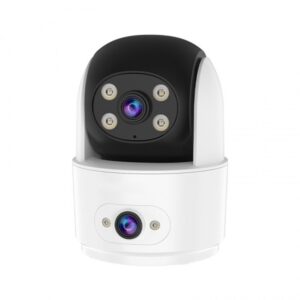 Camera supraveghere interior WiFi PT cu lentila duala Vstarcam C996DR, 1 MP, 4 mm, detectie miscare, auto tracking, night vision, full color, microfon si difuzor, slot card, vizualizare de pe telefon Camera supraveghere interior WiFi PT cu lentila duala Vstarcam C996DR, 1 MP, 4 mm, detectie miscare, auto tracking, night vision, full color, microfon si difuzor, slot card, vizualizare de pe telefon