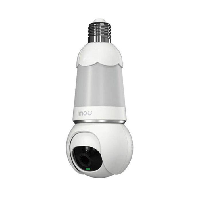 Camera supraveghere rotativa wireless PT Full Color tip bec Imou Bulb Cam IPC-S6DP-5M0WEB-E27, 5 MP, IR 25 m, 2.8 mm, microfon, difuzor, sirena, slot card, 350 lm, vizualizare de pe telefon Camera supraveghere rotativa wireless PT Full Color tip bec Imou Bulb Cam IPC-S6DP-5M0WEB-E27, 5 MP, IR 25 m, 2.8 mm, microfon, difuzor, sirena, slot card, 350 lm, vizualizare de pe telefon