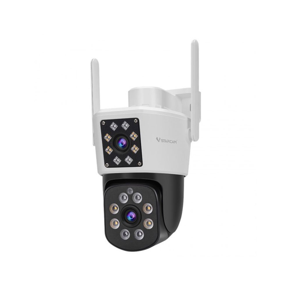 Camera supraveghere rotativa exterior cu lentila duala IP PTZ Speed Dome WiFi Vstarcam C662DR, 2 MP, 4 mm, IR 15-30 m, slot card, microfon si difuzor, auto tracking Camera supraveghere rotativa exterior cu lentila duala IP PTZ Speed Dome WiFi Vstarcam C662DR, 2 MP, 4 mm, IR 15-30 m, slot card, microfon si difuzor, auto tracking