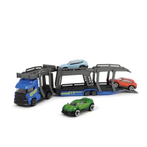 Set Camion de transport + 5 Masinute + Accesorii, Dickie Toys, Plastic, 3 ani+, Multicolor Set Camion de transport + 5 Masinute + Accesorii, Dickie Toys, Plastic, 3 ani+, Multicolor
