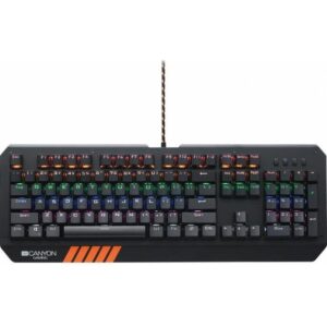 Tastatura Gaming Canyon CND-SKB6-US, iluminata (Negru) Tastatura Gaming Canyon CND-SKB6-US, iluminata (Negru)