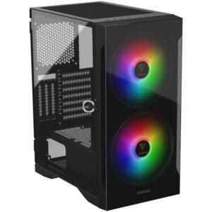Carcasa Gamdias Aura GC5 Elite aRGB, Middle Tower, Fara sursa (Negru) Carcasa Gamdias Aura GC5 Elite aRGB, Middle Tower, Fara sursa (Negru)