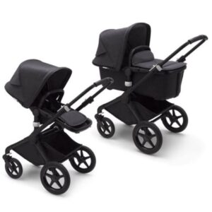Carucior Bugaboo Fox 5 Renew Black Deep Indigo 2 in 1, 0 - 22 kg, pliabil, Negru/Albastru Carucior Bugaboo Fox 5 Renew Black Deep Indigo 2 in 1, 0 - 22 kg, pliabil, Negru/Albastru