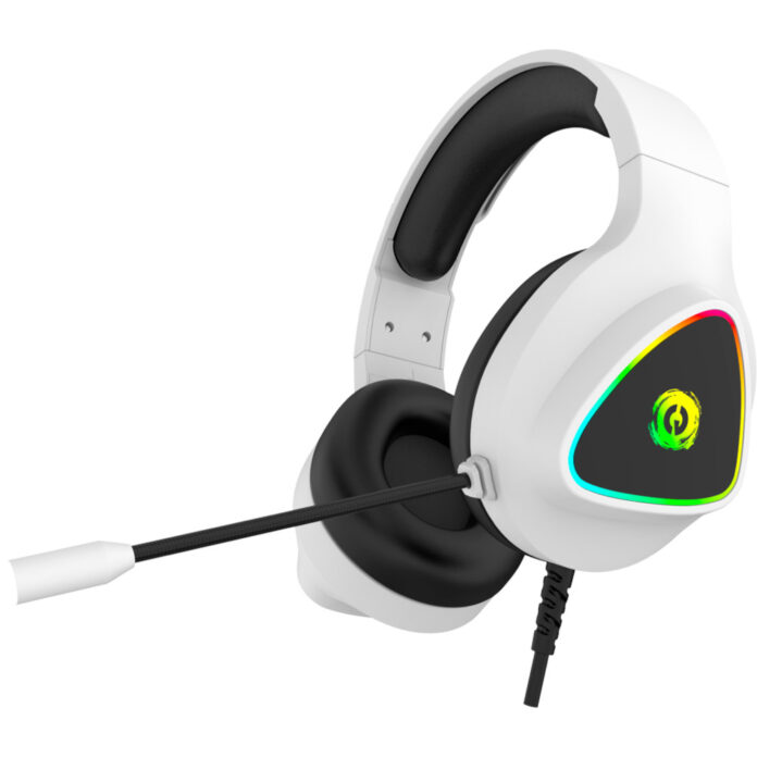 Casti gaming Canyon GH-6, Wired, USB, iluminare RGB (Alb) Casti gaming Canyon GH-6, Wired, USB, iluminare RGB (Alb)