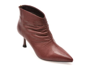 Botine elegante EPICA visinii, 33M2201, din piele naturala Botine elegante EPICA visinii, 33M2201, din piele naturala