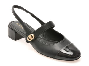 Pantofi eleganti ALDO negri, AGATHE 001, din piele ecologica Pantofi eleganti ALDO negri, AGATHE 001, din piele ecologica
