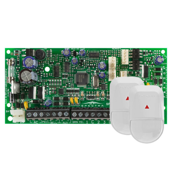 Centrala alarma antiefractie Paradox Spectra SP4000 cu 2 detectori NV5-SB, 2 partitii, 4 zone, 32 utilizatori Centrala alarma antiefractie Paradox Spectra SP4000 cu 2 detectori NV5-SB, 2 partitii, 4 zone, 32 utilizatori