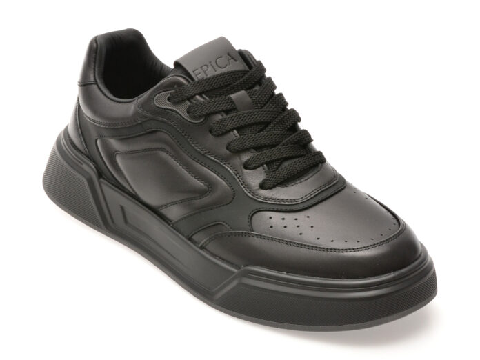 Pantofi sport EPICA negri, 6005, din piele naturala Pantofi sport EPICA negri, 6005, din piele naturala