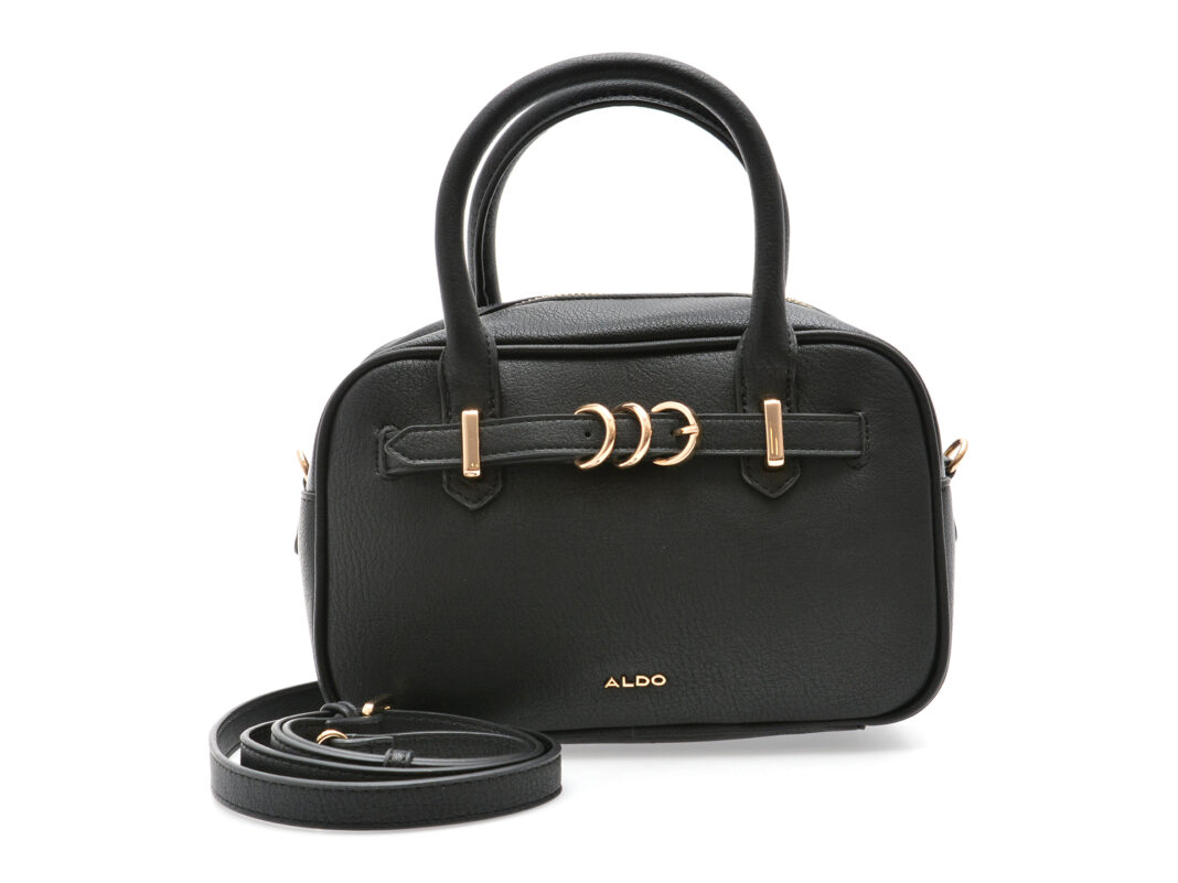 Geanta ALDO neagra, VALEDELDARR 001, din piele ecologica Geanta ALDO neagra, VALEDELDARR 001, din piele ecologica