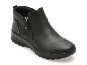 Ghete SKECHERS negre, LOVELY VIBE, din material textil Ghete SKECHERS negre, LOVELY VIBE, din material textil