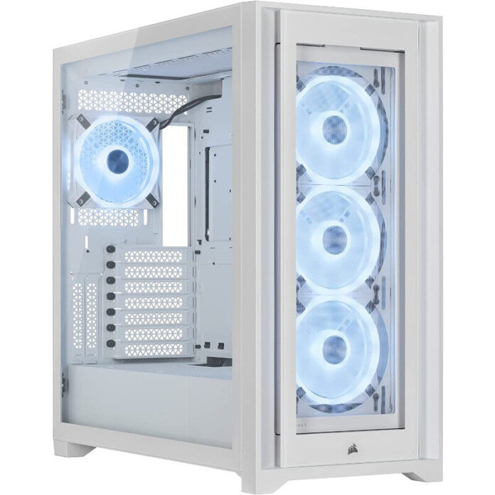 Carcasa Corsair iCUE Link 5000T LX RGB, Middle Tower, Tempered glass, Negru Carcasa Corsair iCUE Link 5000T LX RGB, Middle Tower, Tempered glass, Negru