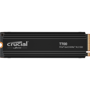 SSD Crucial T700, 4TB, PCI Express 5.0 x4, NVMe 2.0, radiator SSD Crucial T700, 4TB, PCI Express 5.0 x4, NVMe 2.0, radiator