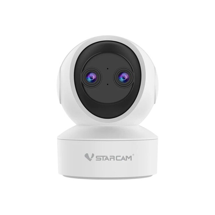 Camera supraveghere IP Vstarcam CS49D, 3 MP, lentila duala 4 mm - 12 mm, IR 5-10 m, Wireless, auto tracking, slot card, microfon si difuzor incorporat Camera supraveghere IP Vstarcam CS49D, 3 MP, lentila duala 4 mm - 12 mm, IR 5-10 m, Wireless, auto tracking, slot card, microfon si difuzor incorporat