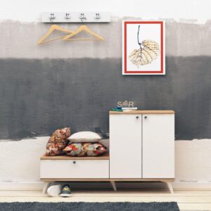 Cuier Evva, Stejar, 120x76x30 cm Cuier Evva, Stejar, 120x76x30 cm