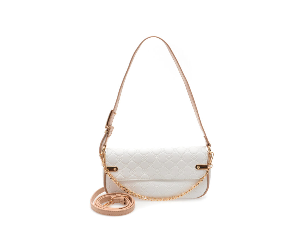 Geanta ALDO alba, UMAULIAN 100, din piele ecologica Geanta ALDO alba, UMAULIAN 100, din piele ecologica