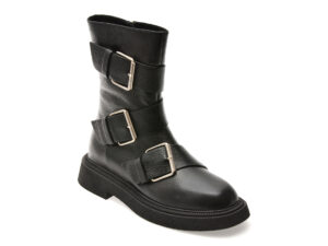 Ghete EPICA negre, 6124034, din piele naturala Ghete EPICA negre, 6124034, din piele naturala