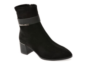 Botine EPICA negre, JM691, din piele intoarsa Botine EPICA negre, JM691, din piele intoarsa