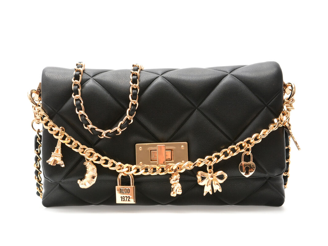 Geanta ALDO neagra, LIENNA 001, din piele ecologica Geanta ALDO neagra, LIENNA 001, din piele ecologica