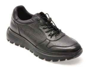 Pantofi sport EPICA negri, 9750, din piele naturala Pantofi sport EPICA negri, 9750, din piele naturala