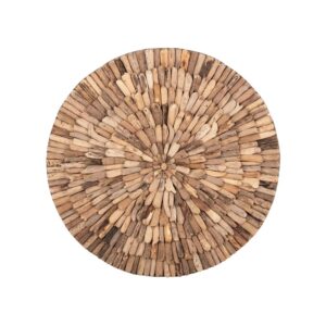Decoratiune de perete din lemn Wargrene Boho Pako World Natural 60x60x6 cm Decoratiune de perete din lemn Wargrene Boho Pako World Natural 60x60x6 cm